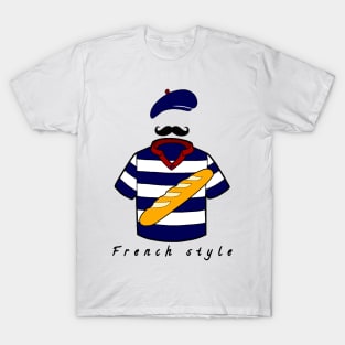 French style baguette T-Shirt